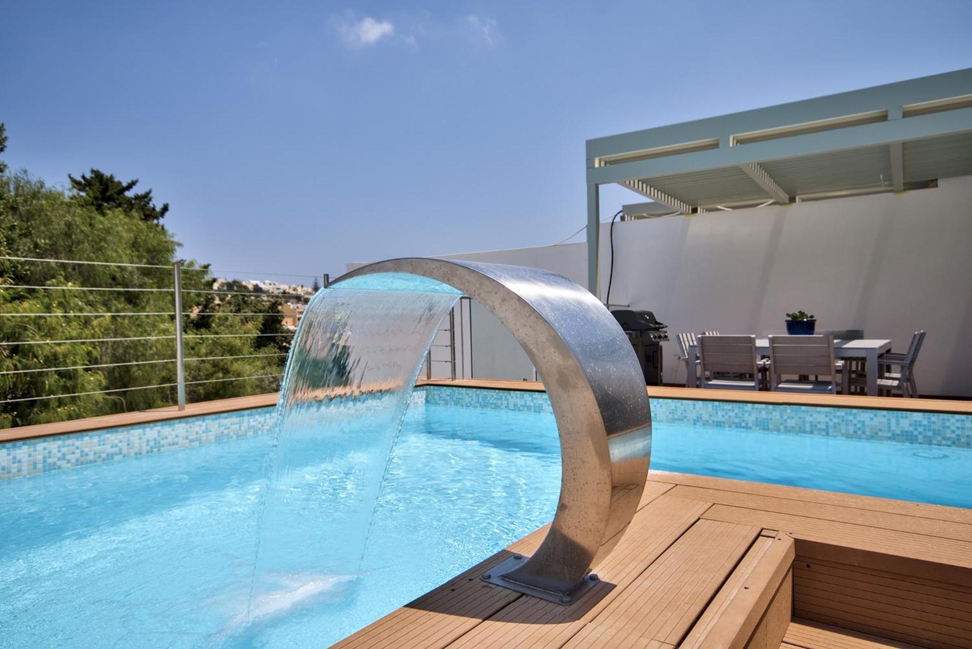 Blu - Family With Indoor Heated Pool, Sauna And Games Villa Mellieha